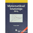 Matematiksel statistie Giri Gazi Kitabevi