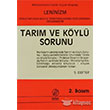 Tarm ve Kyl Sorunu nter Yaynlar