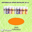 3003 Turuncu 30 cc Opak Boya Artebella