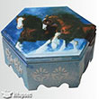 Hediyelik Bitmi rn zgrlk Ahap Kutu (12x15x9cm (B067) Artebella