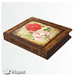 Hediyelik Bitmi rn Alya Ahap Kitap Kutu 31x26x5,5 cm B086 Artebella