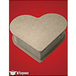 Ahap Mdf Orta Kalp Kutu 19x19x7 cm AKT08 Artebella