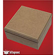 Ahap Mdf Kare Byk Kutu 14x14x7 cm AKT27 Artebella