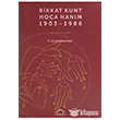 Rikkat Kunt Hoca Hanm (1903 - 1986) Kubbealt Neriyat Yaynclk