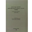 Son Vak anvis Abdurrahman eref Efendi Tarihi Trk Tarih Kurumu Yaynlar