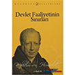 Devlet Faaliyetinin Snrlar Liberte Yaynlar