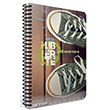 Liberte Spiralli Ofset PP Kapak A6 80 Yaprak izgil Defter (1055) Gpta