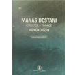 Manas Destan Krgzca Trke Byk Dizin Trk Dil Kurumu Yaynlar
