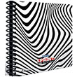 Dark Sprnt Spiralli Ofset PP Kapak A6 50 Yaprak izgisiz Defter (6708) Gpta