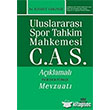 Uluslararas Spor Tahkim Mahkemesi C.A.S. Nobel Yaynlar
