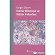 Kltr Bilimleri ve Kltr Felsefesi Notos Kitap Yaynevi