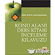 Konu Alan Ders Kitab nceleme Klavuzu Nobel Yaynlar