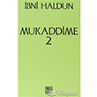 Mukaddime Cilt: 2 Onur Yaynlar