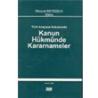Trk Anayasa Hukukunda Kanun Hkmnde Kararnameler Turhan Kitabevi