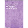 Araylar Bilim Kltr niversite letiim Yaynevi