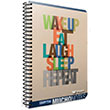 Mucho Notes Spiralli Ofset PP Kapak A4 80 Yaprak Kareli  Defter (2748) Gpta