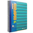 Compact Spiralli PP Kapak A4  100 Yaprak izgili  Defter (6650) Gpta