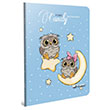 Candy Tel Dikili Ofset PP Kapak A5 40 Yaprak Kareli Defter (6409) Gpta