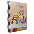 My Notes Spiralli Karton Kapak A5 80 Yaprak izgili  Defter (2892) Gpta