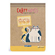 Craft Notes Karton Kapak Kraft A4 60 Yaprak Kareli  Defter (1835) Gpta