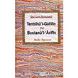 Tenbihl Gafilin ve Bostanl Arifin Bedir Yaynlar