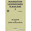 Marksizm, Leninizmin lkeleri Cilt: 1 Diyalektik ve Tarihi Materyalizm Yar Yaynlar