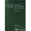 Ancient and Modern Philosophy Trkiye Felsefe Kurumu