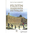 Filistin Hakknda Fetvalar Nida Yaynlar
