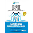 SPK Gayrimenkul Deerleme Esaslar Finansed Yaynlar