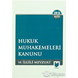 Hukuk Muhakemeleri Kanunu ve lgili Mevzuat 2016 Adalet Yaynevi