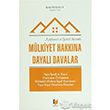 Mlkiyet Hakkna Dayal Davalar Adalet Yaynevi