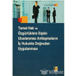 Temel Hak ve zgrlklere likin Uluslararas Antlamalarn  Hukukta Dorudan Uygulanmas Adalet Yaynevi