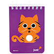 Just Blok Tiger Sert Kapak Spiralli Bloknot 86090-9 Deffter