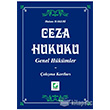 Ceza Hukuku Genel Hkmler alma Kartlar Sekin Yaynevi