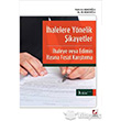 halelere Ynelik ikayetler le haleye veya Edimin fasna Fesat Kartrma Sekin Yaynevi