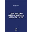 Ceza Hukuku zel Hkmler Temel Su Tipleri Adalet Yaynevi