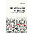 Din Sosyolojisi ve Yntem Ankara Okulu Yaynlar