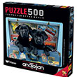 Anatolian Gezgin Kpekler 500 Para Puzzle 3601