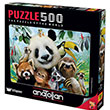 Anatolian Hayvanat Bahesi Selfie 500 Para Puzzle 3596
