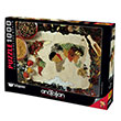 Anatolian Baharatl Dnya Haritas 1000 Para Puzzle 1045