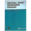 Anayasal Bte Reformunun Esaslar Gazi Kitabevi