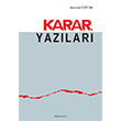Karar Yazlar Ankara Okulu Yaynlar