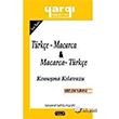 Trke Macarca Konuma Klavuzu Yarg Yaynevi