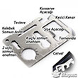 Acil Durum Kart Survival Kit 11 n 1 Good Time