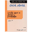 ocukta Uyum ve Davran Bozukluklar Kk Yaynclk