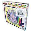 KM-10 Tuval Mandala Boyama Seti 32*32 Cm Artebella