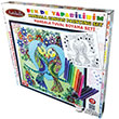 KM-09 Tuval Mandala Boyama Seti 32*32 Cm Artebella