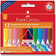 Grip Jumbo Silinebilir Mum Boya 5281122540 Faber Castell