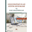 Gelecekteki Olas Eitim Sistemleri ve Baz Aratrmalar An Yaynclk