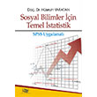 Sosyal Bilimler in Temel statistik An Yaynlar